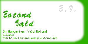 botond vald business card